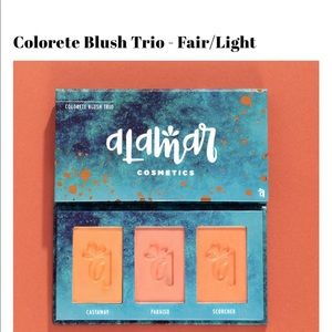 Alamar Colorette Blush‎ Trio palette Fair-light NEW